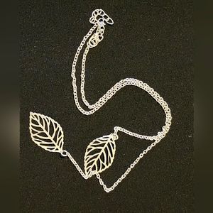 Silver Leaves Necklace